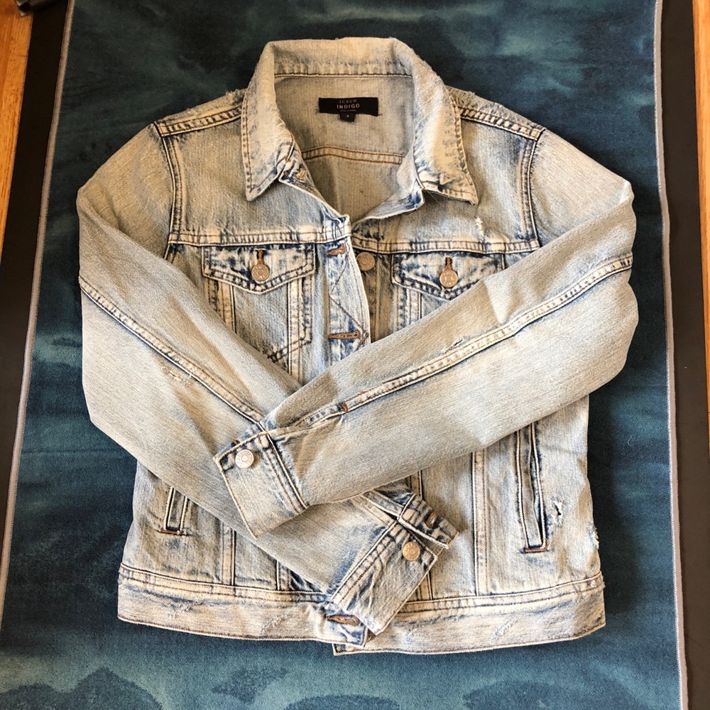 J Crew Stone Washed Jean Jacket
